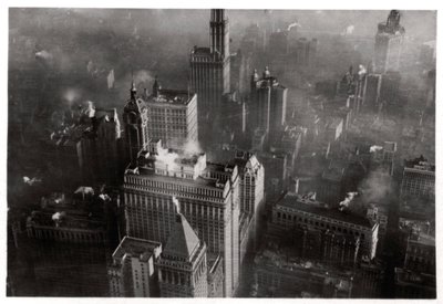 منظر جوي لمانهاتن ، مدينة نيويورك ، الولايات المتحدة الأمريكية ، من زيبلين ، 1928 1933 بواسطة غير معروف