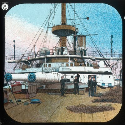 بعد Barbette - HMS Revenger ، c1900. بواسطة غير معروف
