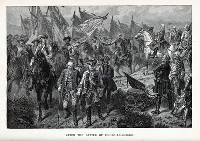 بعد معركة هوهنفريدبرج ، 1882 بواسطة غير معروف