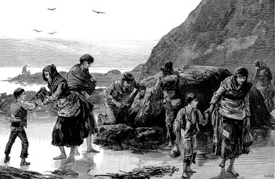 بعد المجاعة ، أيرلندا في أربعينيات القرن التاسع عشر ، 1886 بواسطة غير معروف
