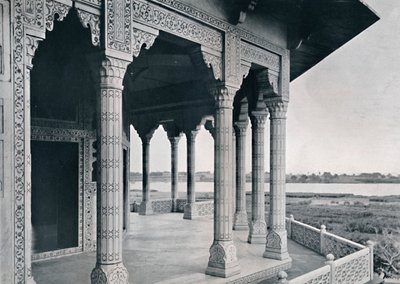 أجرا. شرفة برج الياسمين ، c1910. بواسطة غير معروف