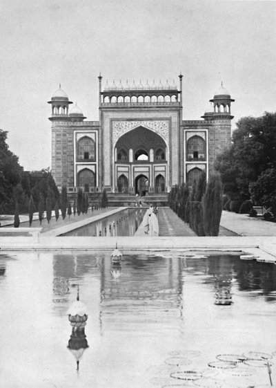 أجرا. بوابة تاج محل ، c1910. بواسطة غير معروف
