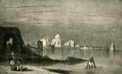أغرا وتاج محل من نهر جومنا ، 1820 ، 1901. بواسطة غير معروف