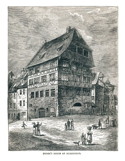 ألبرت دوررس هاوس ، نورنبيرغ ، ألمانيا ، 1893 بواسطة غير معروف