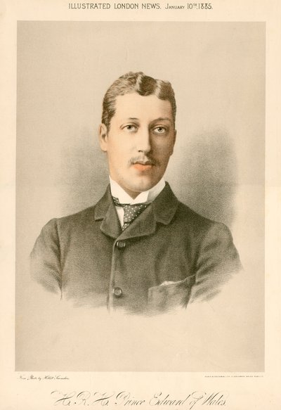 ألبرت فيكتور ، دوق كلارنس ، 1885 بواسطة غير معروف