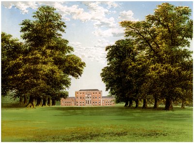 Aldby Park ، يوركشاير ، موطن عائلة دارلي ، c1880 بواسطة غير معروف