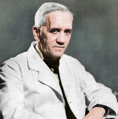 ألكسندر فليمنج ، عالم الجراثيم الاسكتلندي ، 1930s بواسطة غير معروف