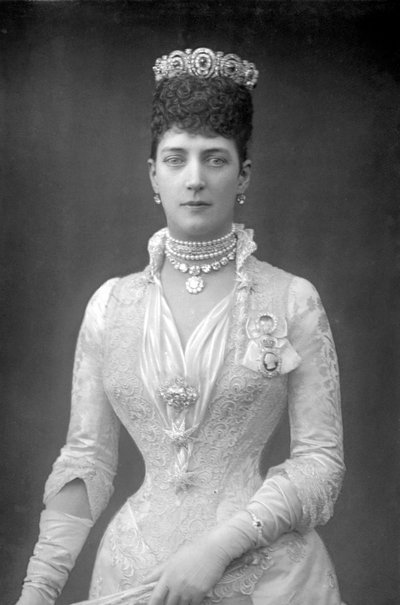 الكسندرا 1844-1925 ، قنصل الملكة الملك إدوارد السابع لبريطانيا العظمى ، c1890 بواسطة غير معروف