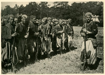 tirailleurs الجزائرية المعروفة باسم Turcos ، الحرب العالمية الأولى ، 1915 ، c1920. بواسطة غير معروف