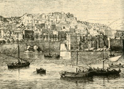 الجزائر ، من البحر ، 1890. بواسطة غير معروف