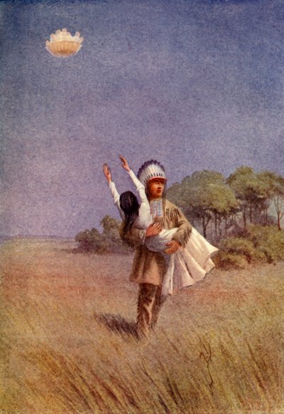 "ألجون يحمل منزل البكر الأسير إلى محله" ، 1914. بواسطة غير معروف