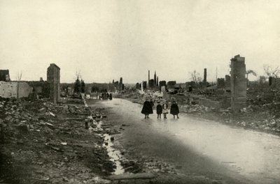 كل ما تبقى من Sermaize ، 1919. بواسطة غير معروف