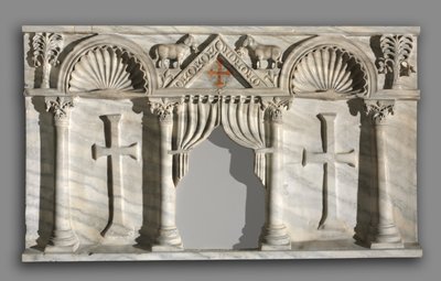 جبهة المذبح ، ج. 540-600. بواسطة غير معروف