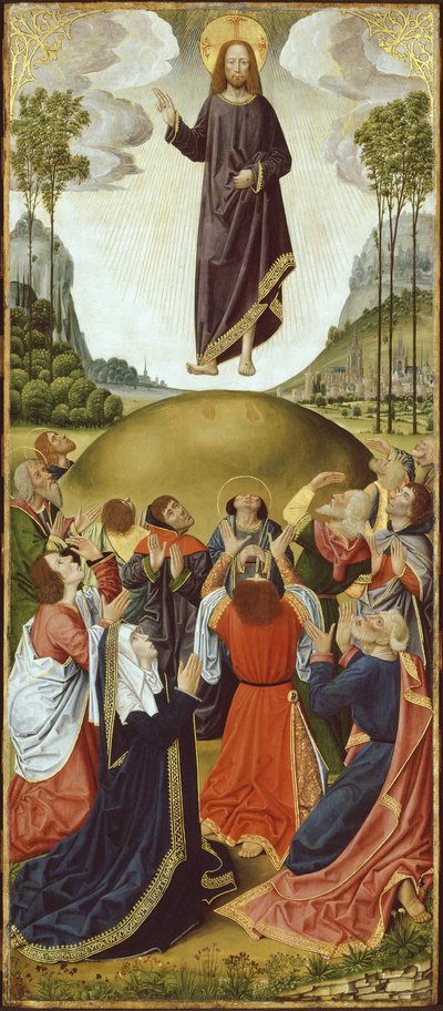 Altarpiece من Thuison-les-Abbeville: The Ascension ، 14901500. بواسطة غير معروف