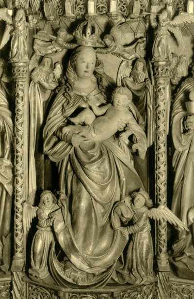 Alterpiece ، Hallstatt Parish Church ، هالشتات ، النمسا العليا ، c1935. بواسطة غير معروف