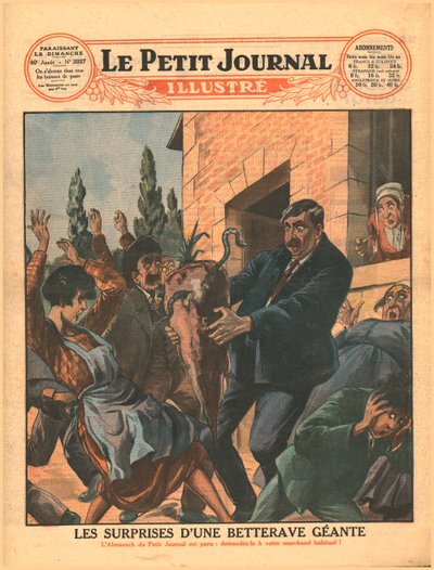 جذر الشمندر العملاق المدهش ، 1929. بواسطة غير معروف