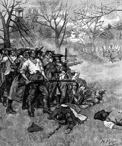 حرب الاستقلال الأمريكية ، 1775 ، 1875 بواسطة غير معروف