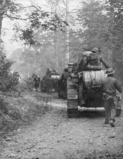 أمريكيون يستعدون للهجوم على غابة أرغون ، فردان ، فرنسا ، سبتمبر 1918 بواسطة غير معروف