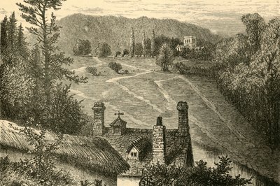 Amesbury ، النظر إلى معسكر Vespasians ، 1898. بواسطة غير معروف