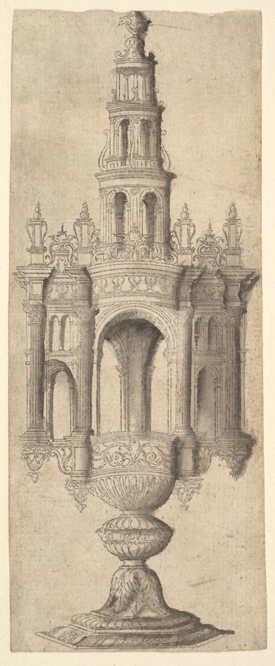 Monstrance المعمارية ، كاليفورنيا. 1530-40. بواسطة غير معروف