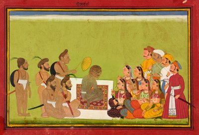 لقاء مع روم ريشي ، كاليفورنيا. 1700-1725. بواسطة غير معروف