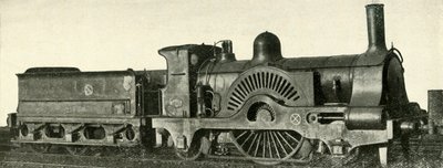 تم وضع علامة على ثمانية أقدام لطريق ديريليكت - سكة حديد كاليدونيان ، c1930. بواسطة غير معروف