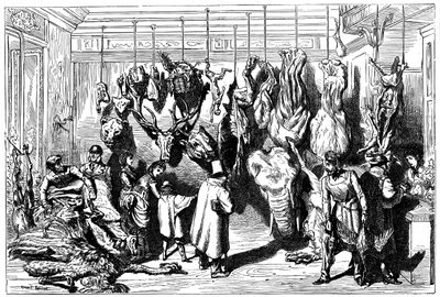 الجزارين الإنجليز ، بوليفارد هوسمان ، باريس ، 1871 بواسطة غير معروف