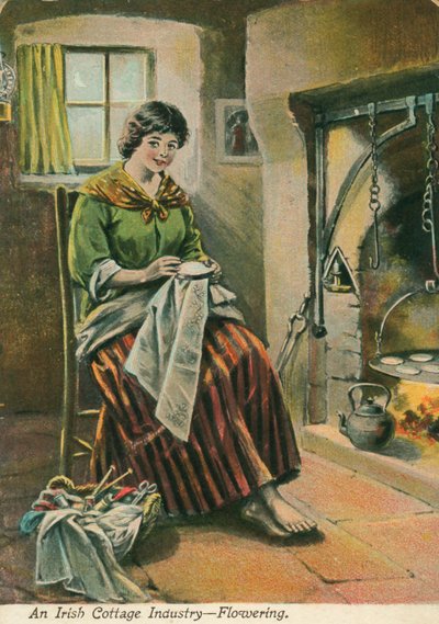 صناعة الكوخ الأيرلندية - الإزهار بواسطة غير معروف