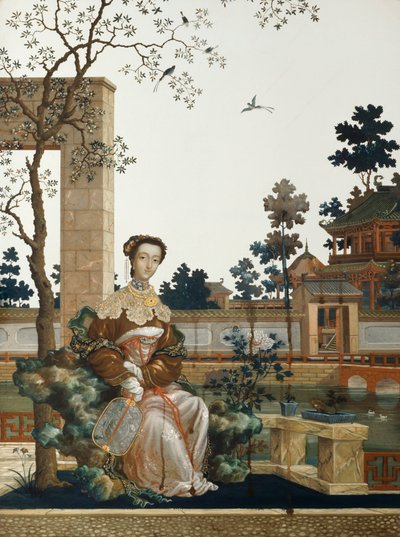 جمال شرقي ، صيني ، c1760 بواسطة غير معروف