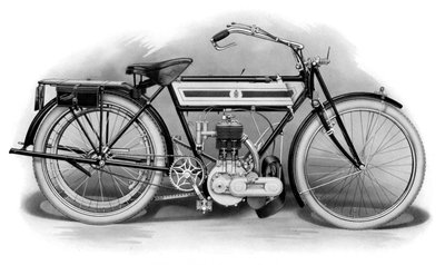 دراجة نارية انتصار مبكرة ، 1911-1912 بواسطة غير معروف