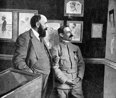 معرض للفنون من قبل جنود فرنسيين يقاتلون في شامبان ، فرنسا ، الحرب العالمية ، 1915 بواسطة غير معروف
