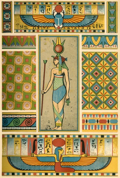 زخرفة مصرية قديمة ، 1898. بواسطة غير معروف