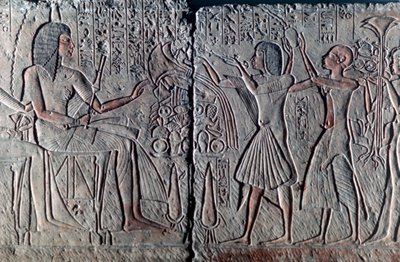 الإغاثة المصرية القديمة ، c1300 قبل الميلاد بواسطة غير معروف