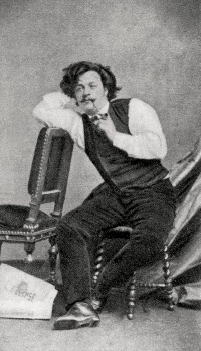 أندريه جيل ، رسام كاريكاتير فرنسي ، 1868 بواسطة غير معروف