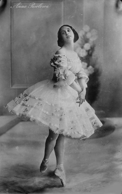 آنا بافلوفا ، راقصة الباليه الروسية ، 1910s بواسطة غير معروف