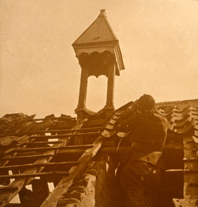 إطلاق مضاد للطائرات ، خط أمامي ، c1914-c1918 بواسطة غير معروف