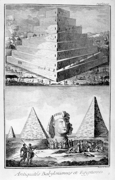 آثار بابل ومصر ، 1751-1777 بواسطة غير معروف