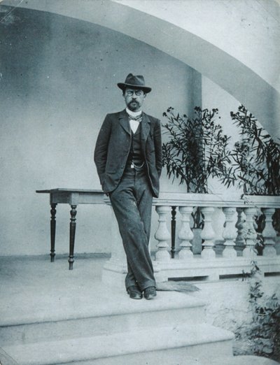 أنطون تشيخوف في يالطا ، 1899-1900 بواسطة غير معروف
