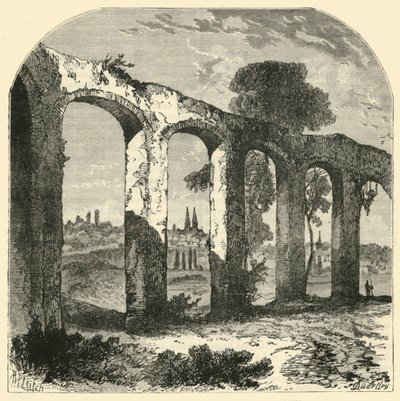 القناة في بواتييه ، القديمة من عاصمة Pictones ، 1890. بواسطة غير معروف