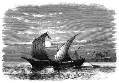 المراكب العربية على البحر الأحمر ، c1890 بواسطة غير معروف