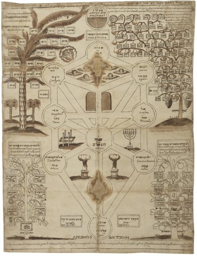 Arbor Cabalistica Kabbalistic Tree، ca 1625 بواسطة غير معروف