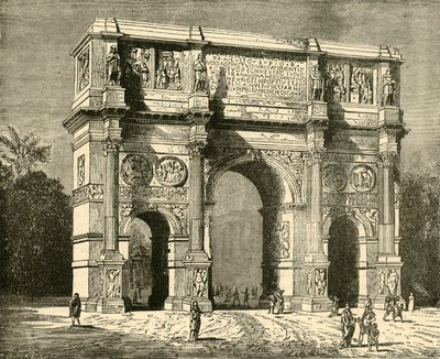قوس قسطنطين ، 1890. بواسطة غير معروف
