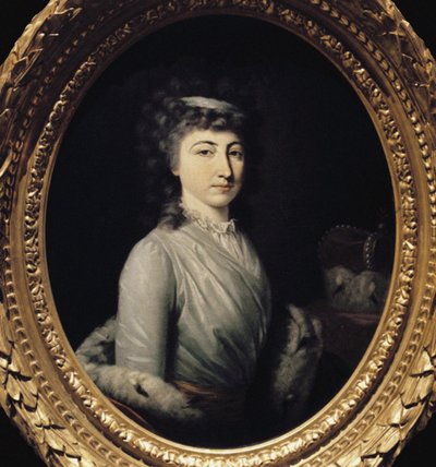 الأرشيدوقة ماريا ليوبولدين من النمسا-إست 1776-1848 ، أوائل القرن التاسع عشر بواسطة غير معروف