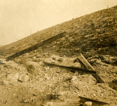 المنطقة المحيطة بالقلعة في Douaumont ، شمال فرنسا ، c1914-c1918 بواسطة غير معروف