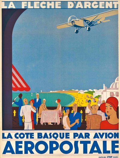 ايروبوستال. ساحل الباسك ، حوالي 1928-1930. بواسطة غير معروف