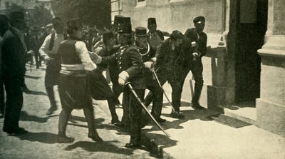 القبض على Gavrilo Princip ... سراييفو ، 28 يونيو 1914 ، c1920. بواسطة غير معروف