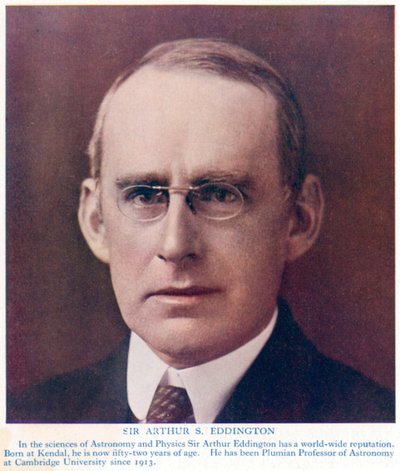 آرثر ستانلي إدينجتون 1882-1944 ، عالم الفلك والفيزيائي البريطاني ، c1934 بواسطة غير معروف