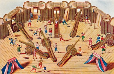 Artillerists في العمل MS. أضف. 15726 ، 1903 بواسطة غير معروف