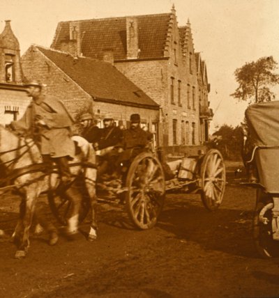 المدفعية تتحرك فوق الخط ، c1914-c1918 بواسطة غير معروف