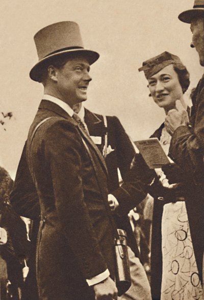 أسكوت ، يونيو 1935 - الملك إدوارد ، ثم أمير ويلز ، مع السيدة سيمبسون ، 1937 بواسطة غير معروف